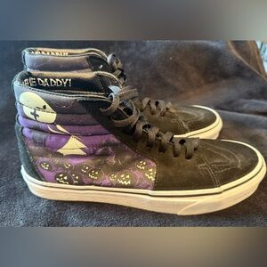 Vans Black and White Nightmare Before Christmas Sneakers